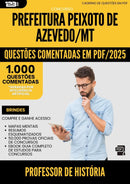 1000 Questões Comentadas para Concurso Professor De Historia Xangri La Rs 2025 - 1000 Questões