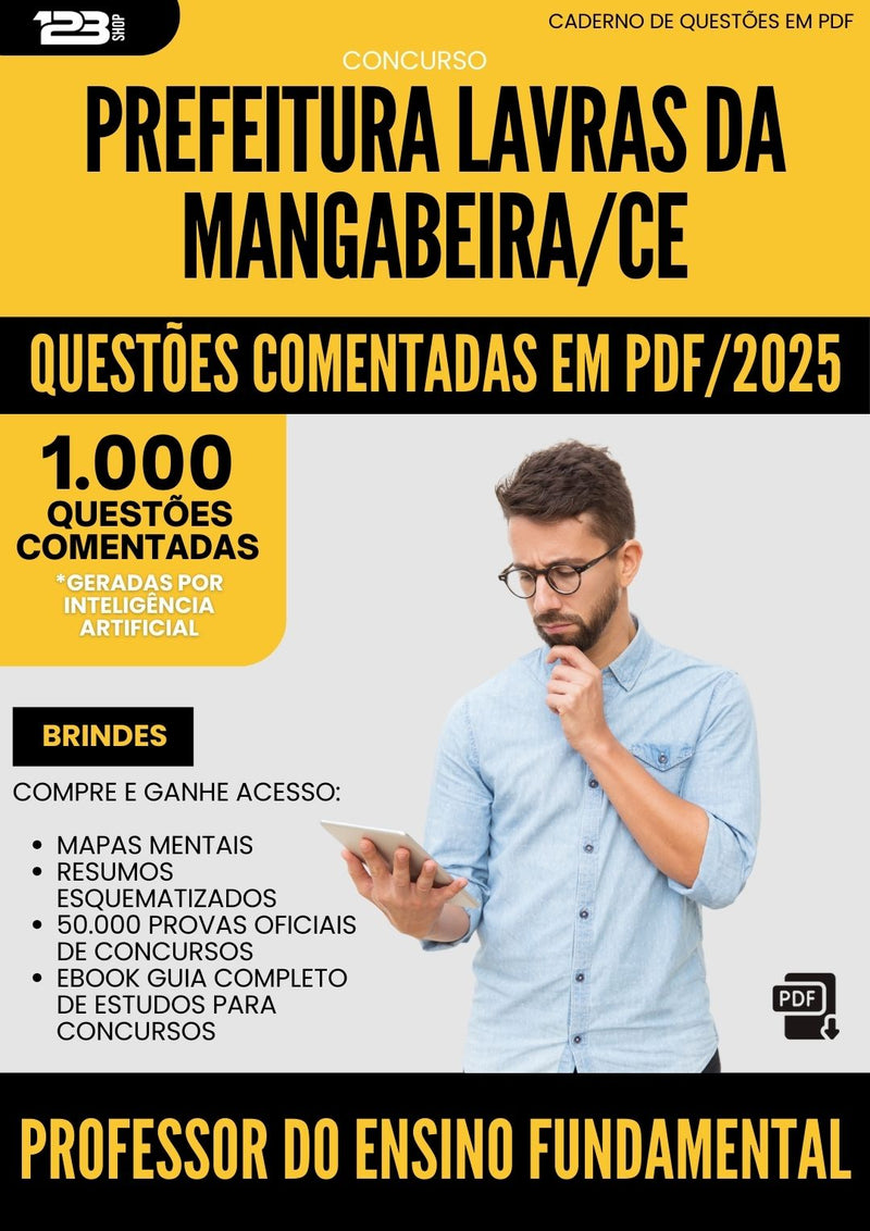 1000 Questões Comentadas para Concurso Professor De Educacao Infantil Xangri La Rs 2025 - 1000 Questões