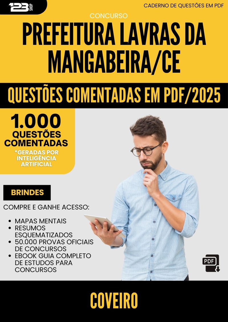 1000 Questões Comentadas para Concurso Professor De Fisica Seduc Pi 2025 - 1000 Questões