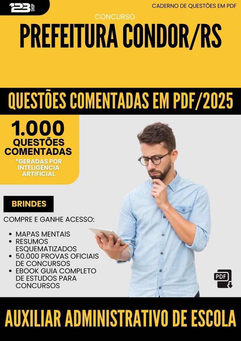 1000 Questões Comentadas para Concurso Mgs Cozinheiro Industrial Mg 2025 - 1000 Questões
