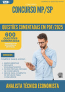 1000 Questões Comentadas para Concurso Analista Tecnico Economista Mp Sp 2025 - 600 Questões