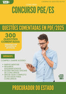 1000 Questões Comentadas para Concurso Procurador Do Estado Pge Es 2025 - 400 Questões