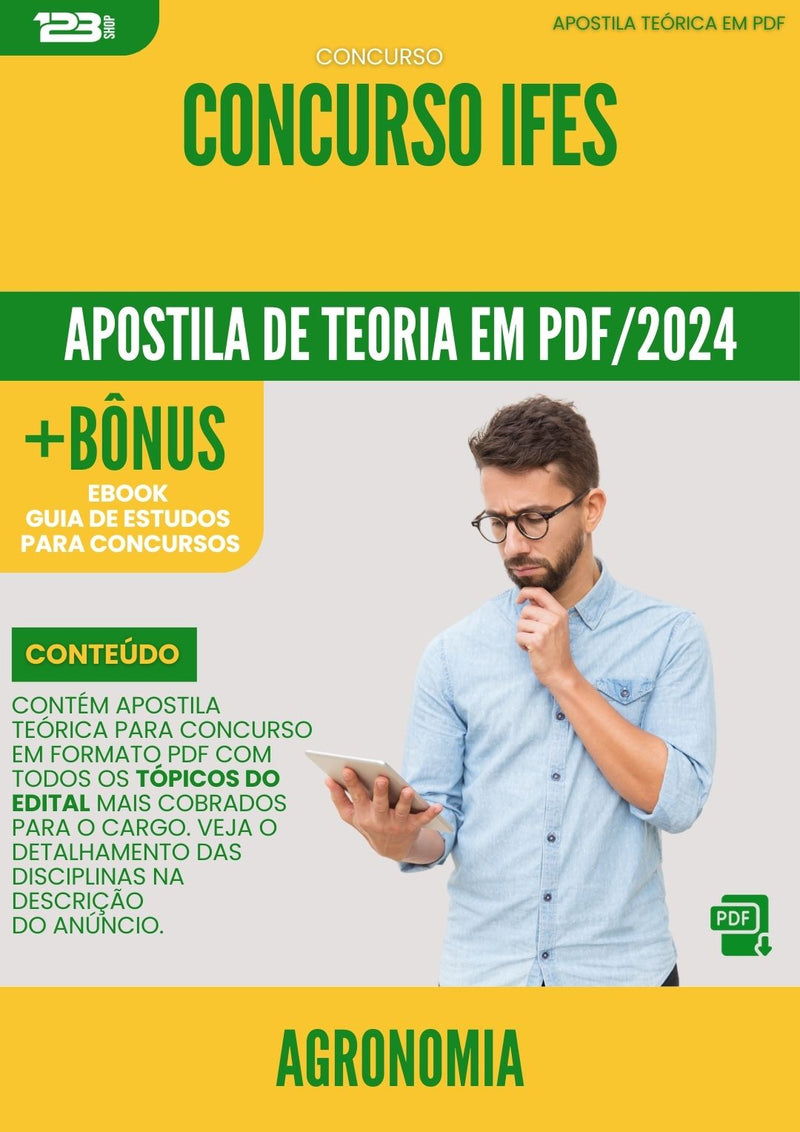 Apostila Teórica para Concurso IFES 2024 Professor EBTT Agronomia