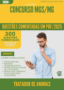 1000 Questões Comentadas para Concurso Mgs Tratador De Animais Mg 2025 - 400 Questões