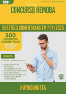 1000 Questões Comentadas para Concurso Nutricionista Hemoba 2025 - 400 Questões