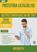 1000 Questões Comentadas para Concurso Motorista da Prefeitura Catalao Go 2025 - 400 Questões