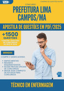 Apostila de Questões para Concurso Tecnico Em Enfermagem da Prefeitura Lima Campos Ma 2025 - Mais de 1.500 Questões