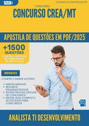 Apostila de Questões para Concurso Analista Ti Desenvolvimento Crea Mt 2025 - Mais de 1.500 Questões