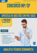Apostila de Questões para Concurso Analista Tecnico Economista Mp Sp 2025 - Mais de 1.500 Questões