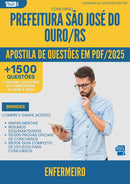 Apostila de Questões para Concurso Enfermeiro Sao Jose Do da Prefeitura Ouro Rs 2025 - Mais de 1.500 Questões