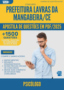 Apostila de Questões para Concurso Psicologo da Prefeitura Lavras Da Mangabeira Ce 2025 - Mais de 1.500 Questões