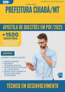 Apostila de Questões para Concurso Tecnico Em Desenvolvimento Infantil da Prefeitura Cuiaba Mt 2025 - Mais de 1.500 Questões