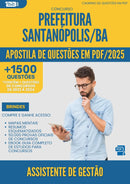 Apostila de Questões para Concurso Assistente De Gestao da Prefeitura Santanopolis Ba 2025 - Mais de 1.500 Questões