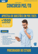 Apostila de Questões para Concurso Procurador Do Estado Pge To 2025 - Mais de 1.500 Questões