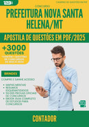 Apostila de Questões para Concurso Contador da Prefeitura Nova Santa Helena Mt 2025 - Mais de 3.000 Questões