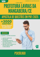 Apostila de Questões para Concurso Psicologo da Prefeitura Lavras Da Mangabeira Ce 2025 - Mais de 3.000 Questões