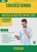 Apostila de Questões para Concurso Psicologo Hemoba 2025 - Mais de 3.000 Questões