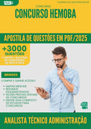 Apostila de Questões para Concurso Analista Tecnico Administracao Hemoba 2025 - Mais de 3.000 Questões