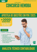 Apostila de Questões para Concurso Analista Tecnico Contabilidade Hemoba 2025 - Mais de 3.000 Questões