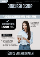 Flashcards para Concurso Tecnico Em Enfermagem Cisnop 2025 - 1000 Flashcards de Acordo com Edital