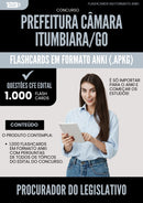 Flashcards para Concurso Procurador Do Legislativo Camara da Prefeitura Itumbiara Go 2025 - 1000 Flashcards de Acordo com Edital
