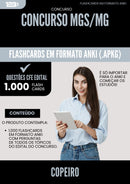 Flashcards para Concurso Mgs Copeiro Mg 2025 - 1000 Flashcards de Acordo com Edital