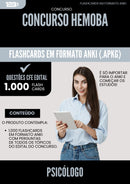 Flashcards para Concurso Psicologo Hemoba 2025 - 1000 Flashcards de Acordo com Edital