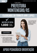 Flashcards para Concurso Apoio Pedagogico Orientacao da Prefeitura Montenegro Rs 2025 - 1000 Flashcards de Acordo com Edital