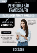 Flashcards para Concurso Psicologo da Prefeitura Sao Francisco Pb 2025 - 2000 Flashcards de Acordo com Edital