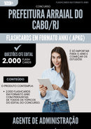 Flashcards para Concurso Agente De Administracao Previdenciaria da Prefeitura Arraial Do Cabo Rj 2025 - 2000 Flashcards de Acordo com Edital