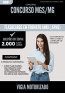 Flashcards para Concurso Mgs da Prefeitura Vigia Motorizado Mg 2025 - 2000 Flashcards de Acordo com Edital
