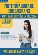 Apostila de Questões para Concurso  Prefeitura Jijoca de Jericoacora CE 2024 Professor Ed Básica II Biologia - Mais de 1.500 Questões