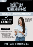 Flashcards para Concurso Professor De Matematica da Prefeitura Montenegro Rs 2025 - 2000 Flashcards de Acordo com Edital