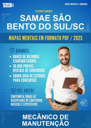 Mapas Mentais para o Concurso Samae São Bento do Sul/SC para Mecânico de Manutenção