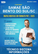 Mapas Mentais para o Concurso Samae São Bento do Sul/SC para Técnico Sistema Informações