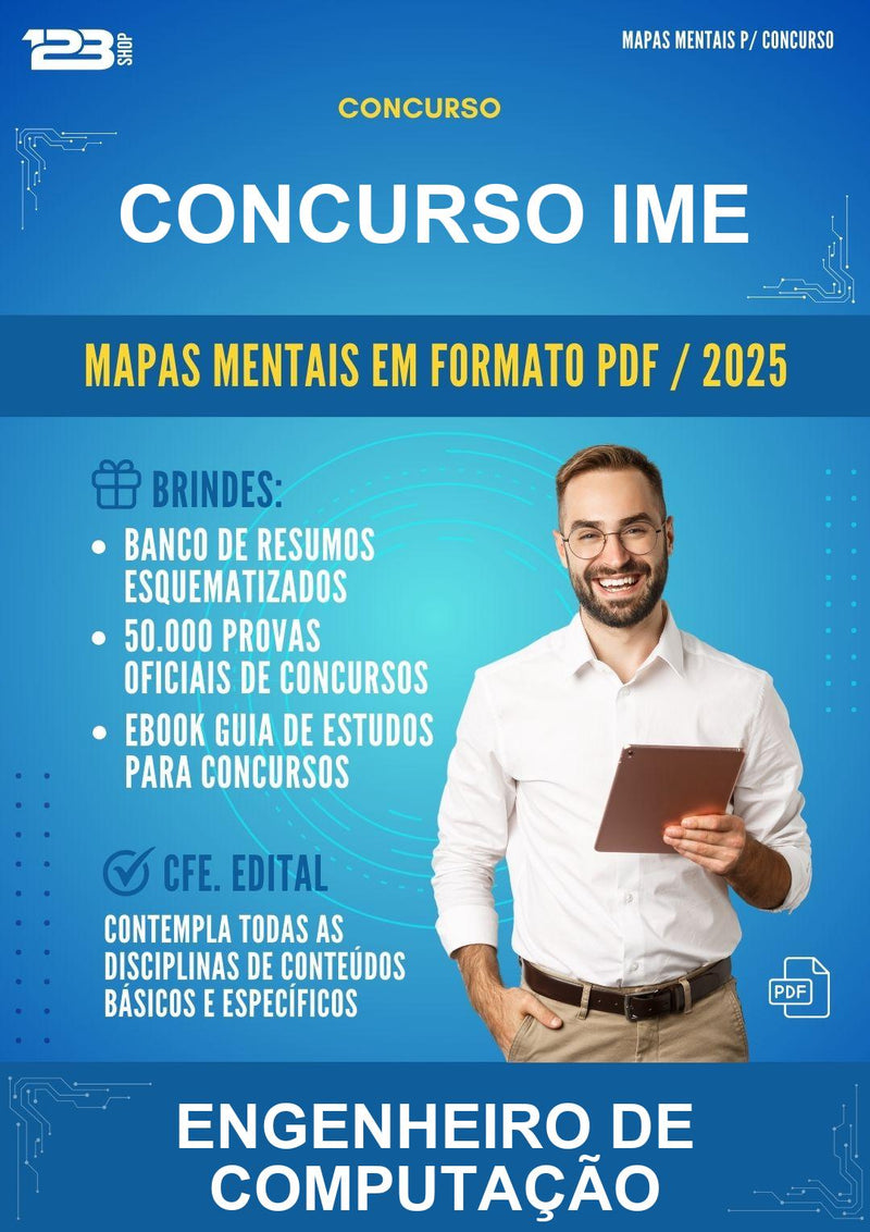 Mapas Mentais para o Concurso Ime para Engenheiro de Computação