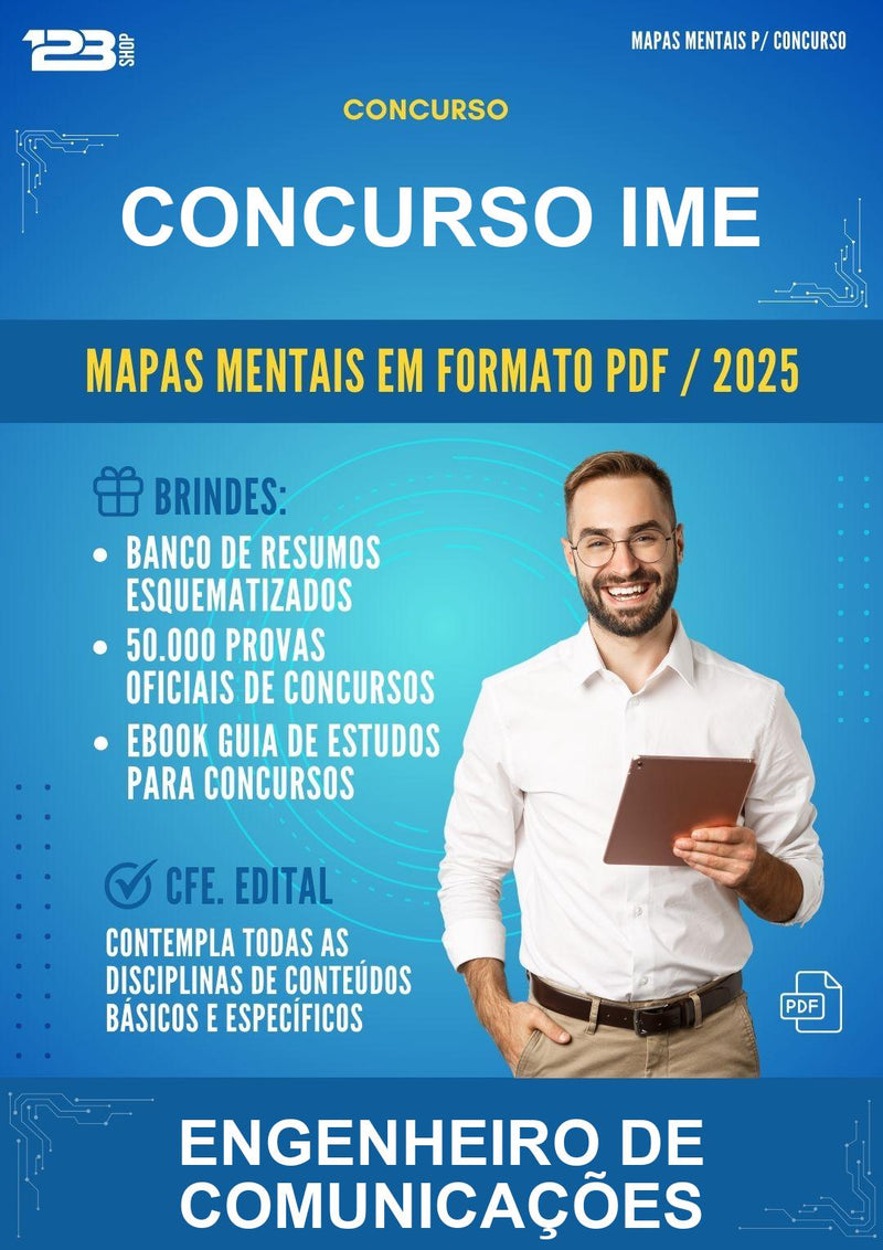 Mapas Mentais para o Concurso Ime para Engenheiro de Comunicações