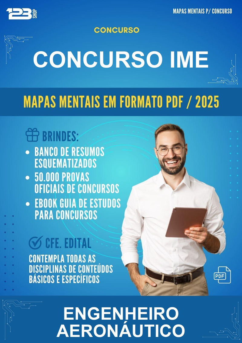 Mapas Mentais para o Concurso Ime para Engenheiro Aeronáutico