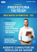 Mapas Mentais para o Concurso Prefeitura Tietê/SP para Agente Condutor de Veículos da Saúde