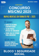 Mapas Mentais para o Concurso Ms/CNU 2025 para Bloco 1 Seguridade Social