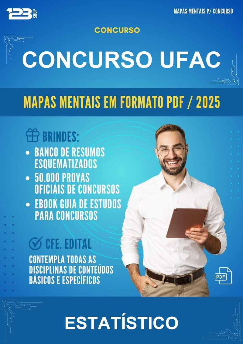 Mapas Mentais para o Concurso Ufac para Estatístico