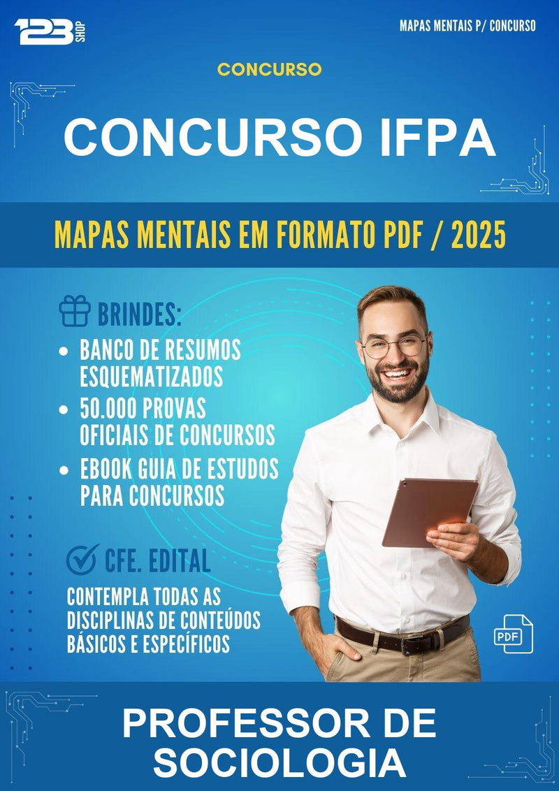 Mapas Mentais para o Concurso Ifpa para Professor de Sociologia