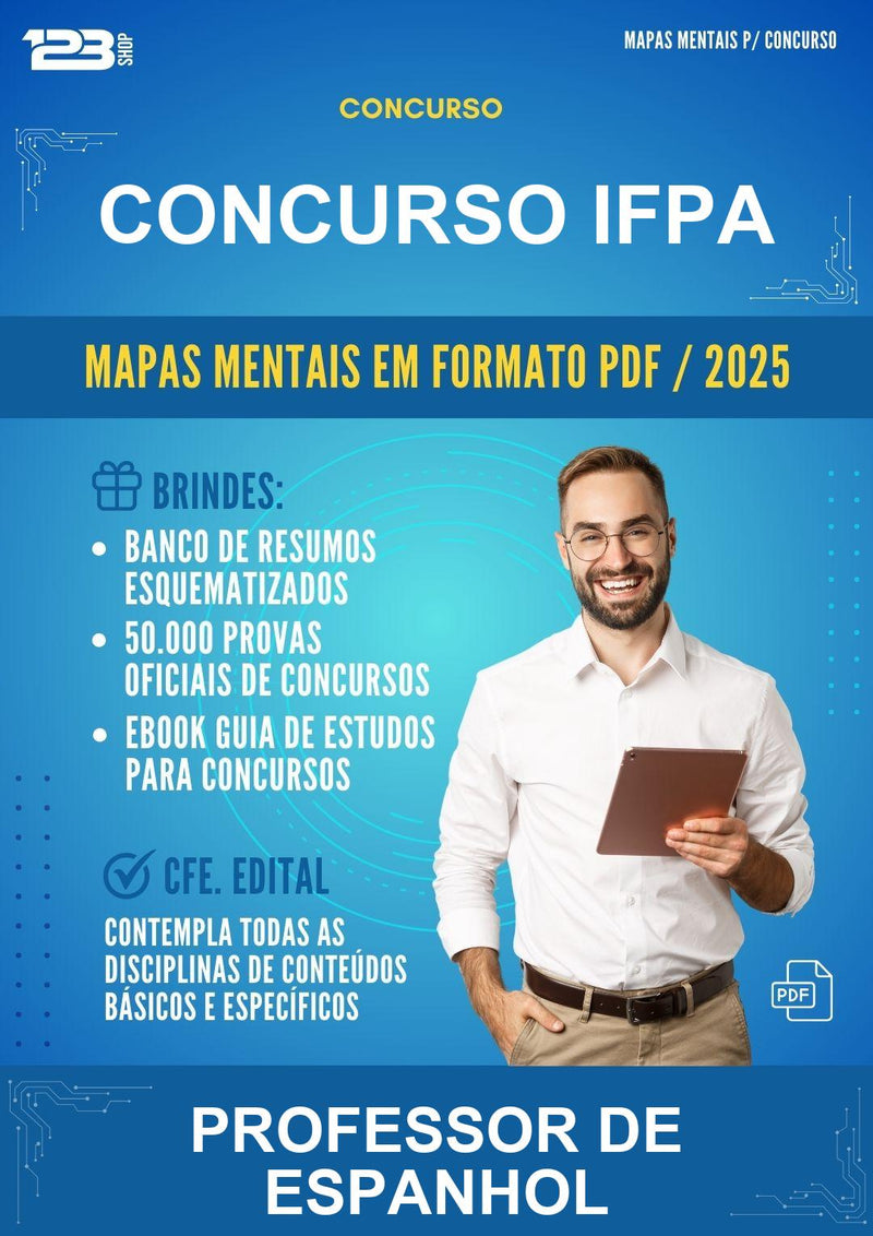 Mapas Mentais para o Concurso Ifpa para Professor de Espanhol