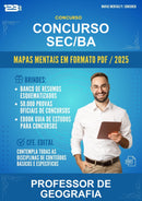 Mapas Mentais para o Concurso Sec/BA para Professor de Geografia