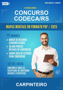 Mapas Mentais para o Concurso Codeca/RS para Carpinteiro