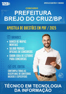Apostila de Questões para o Concurso Prefeitura Brejo do Cruz/PB para Técnico Em Tecnologia da Informação