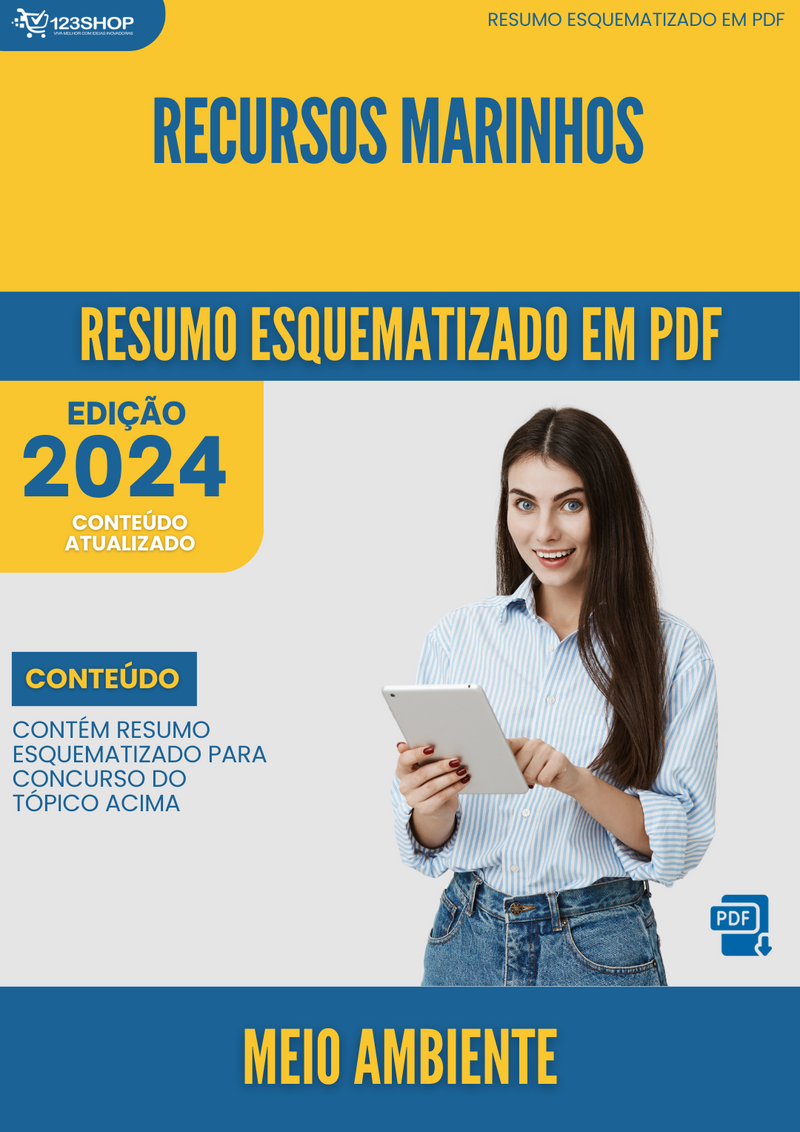 Resumo Esquematizado de Meio Ambiente Sobre Recursos Marinhos para Concursos