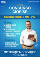 Flashcards Anki para o Concurso Ciop/SP para Motorista Serviços Públicos - 400 Flashcards