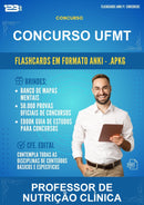 Flashcards Anki para o Concurso Ufmt para Professor de Nutrição Clínica - 400 Flashcards