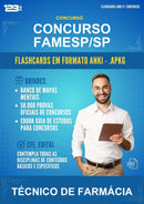 Flashcards Anki para o Concurso Famesp/SP para Técnico de Farmácia - 400 Flashcards